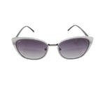 Galia Grey Cat-eye Acetate Full Rim Sunglasses