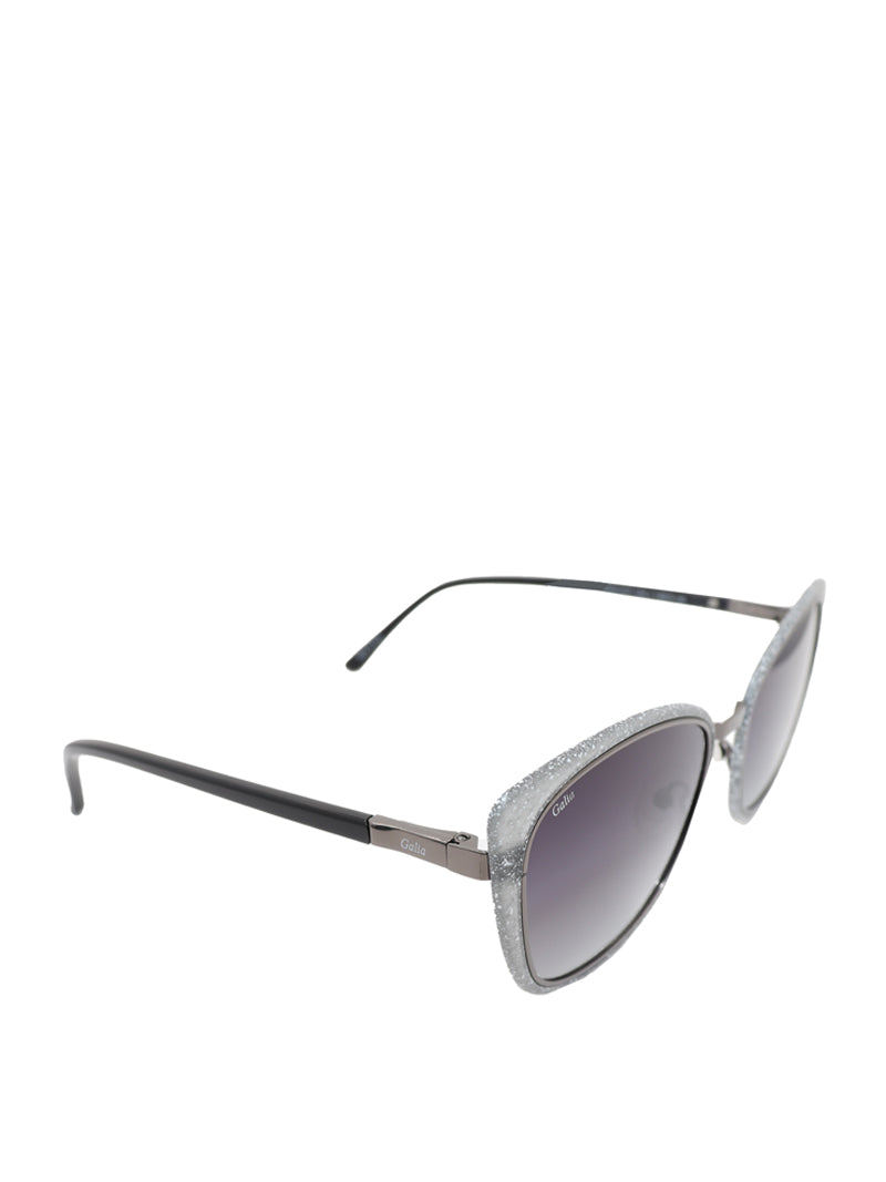 Galia Gray Cat-eye Acetate Full Rim Sunglasses