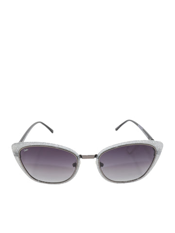 Galia Gray Cat-eye Acetate Full Rim Sunglasses