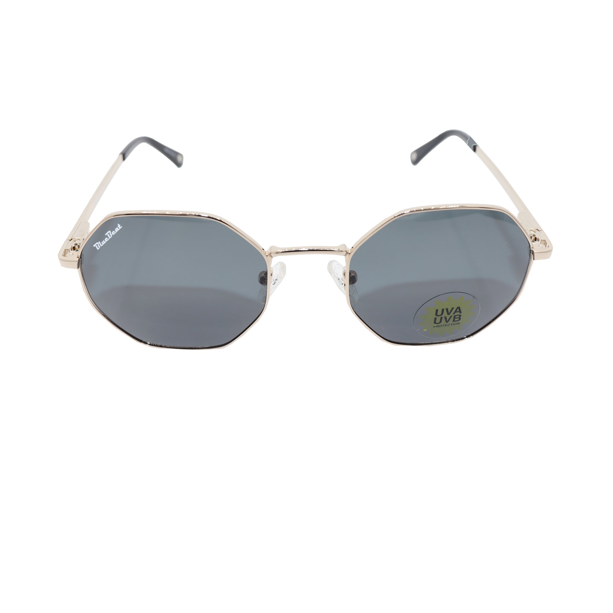 BlueBeat by Barakat Irregular Gold Sunglasses