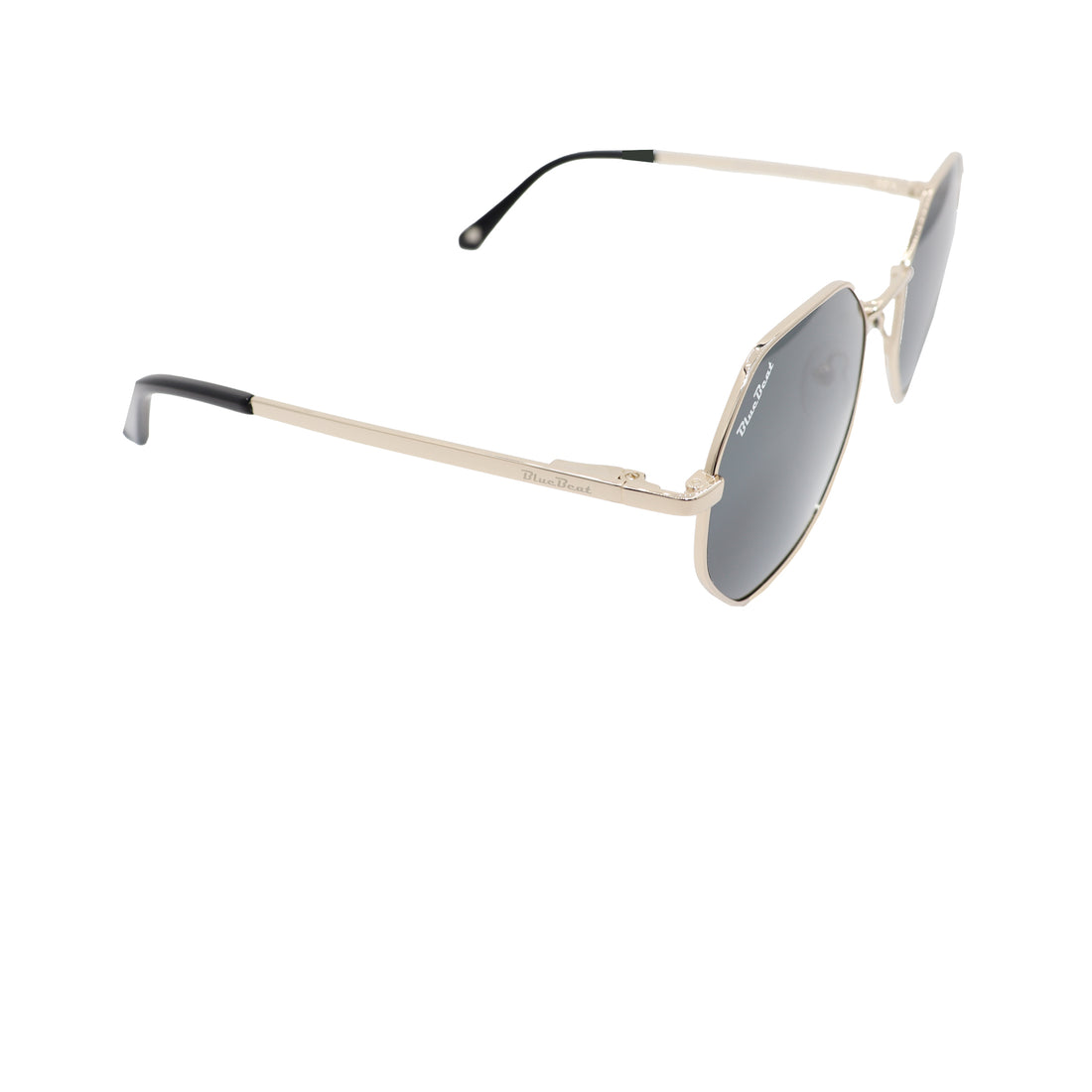 BlueBeat by Barakat Irregular Gold Sunglasses