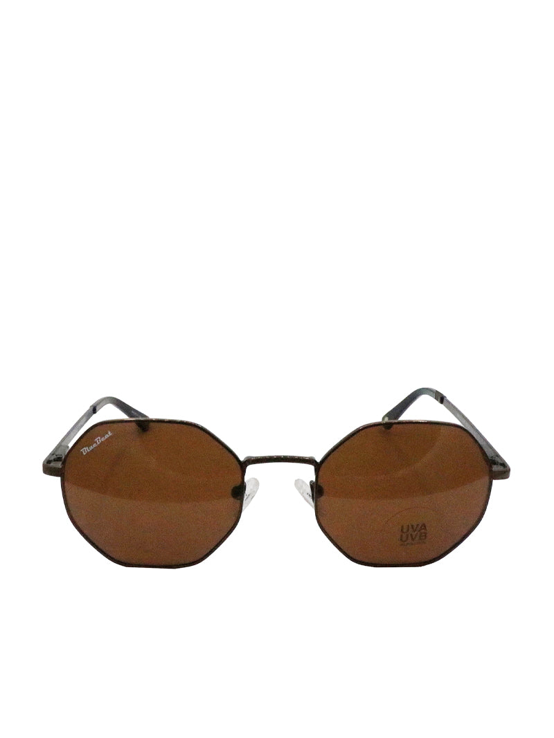 BlueBeat by Barakat Irregular Brown Sunglasses