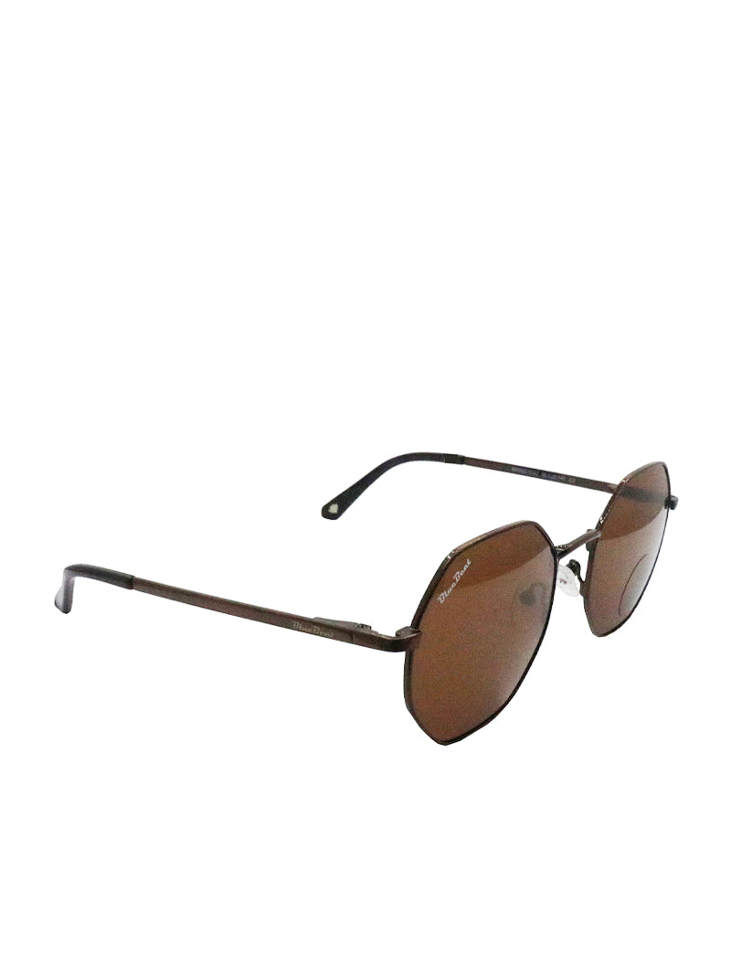 BlueBeat by Barakat Irregular Brown Sunglasses