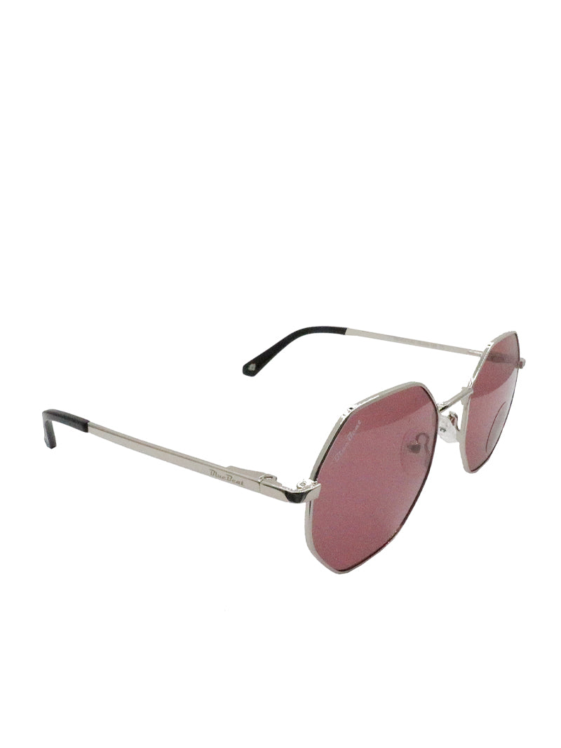 BlueBeat by Barakat Irregular Silver Sunglasses