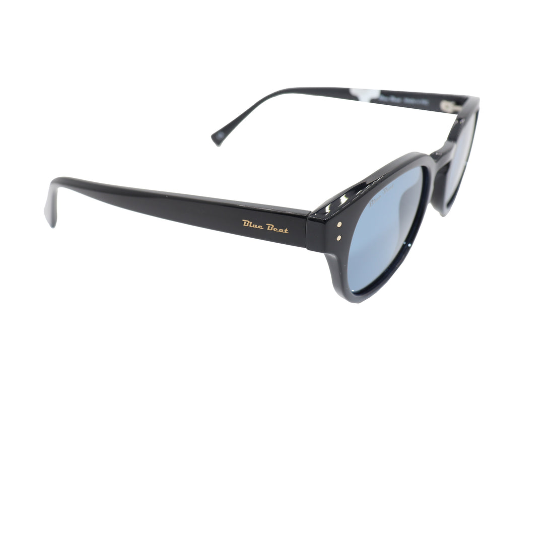BlueBeat by Barakat Round Black Sunglasses