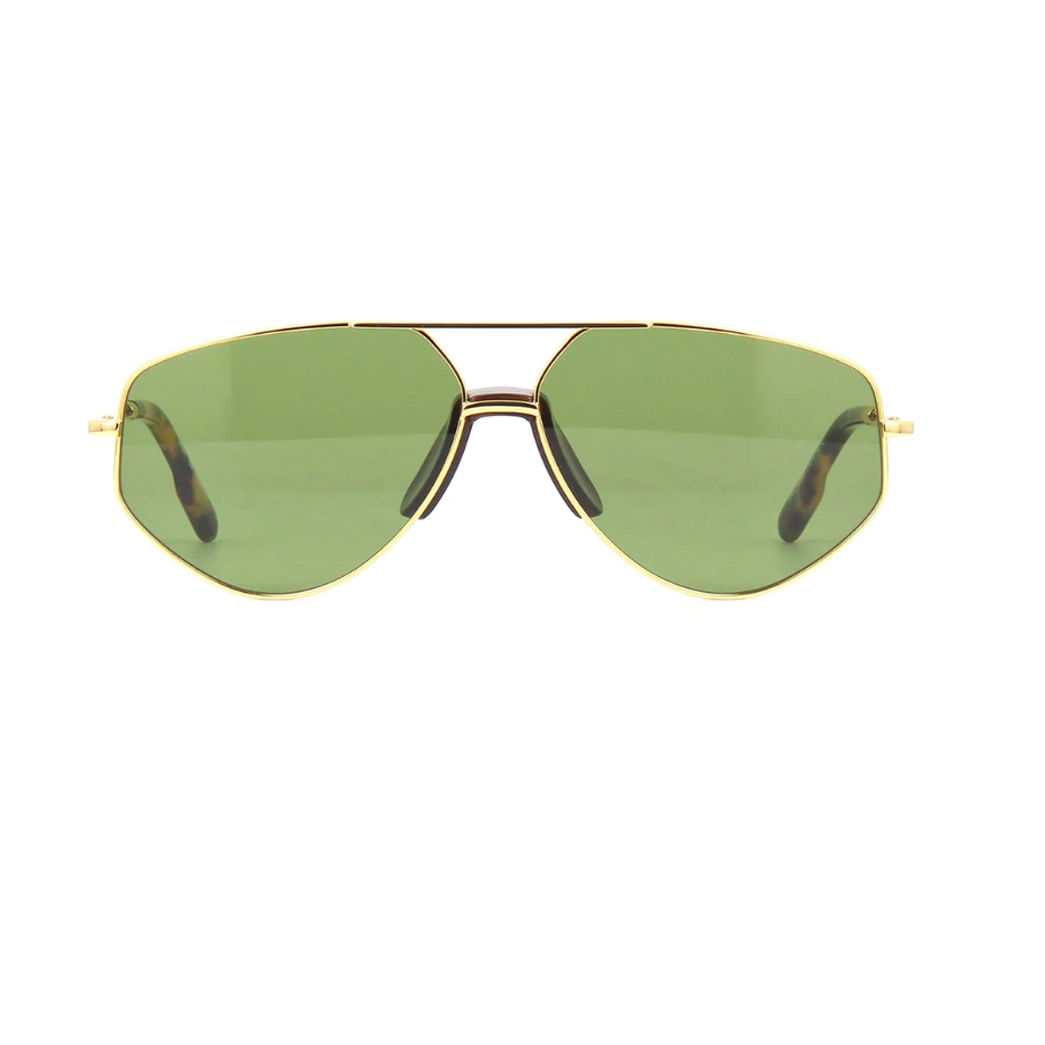 Kenzo Gold Aviator Metal Full Rim Sunglasses KZ40014U-Y22