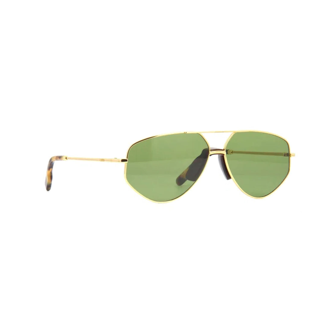 Kenzo Gold Aviator Metal Full Rim Sunglasses KZ40014U-Y22