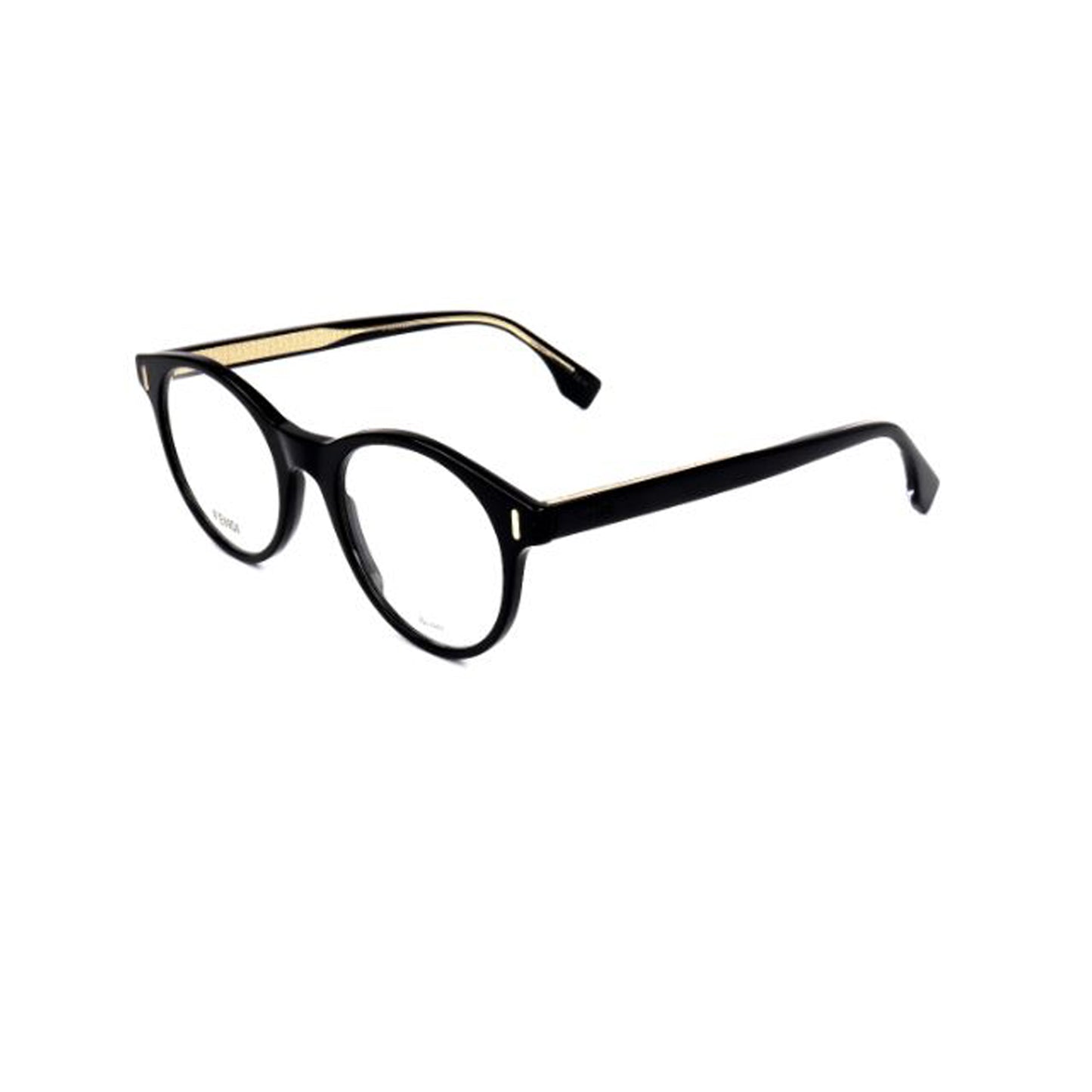 Fendi Black Cat-eye Acetate Full Rim Eyeglasses FFM0046-Y22