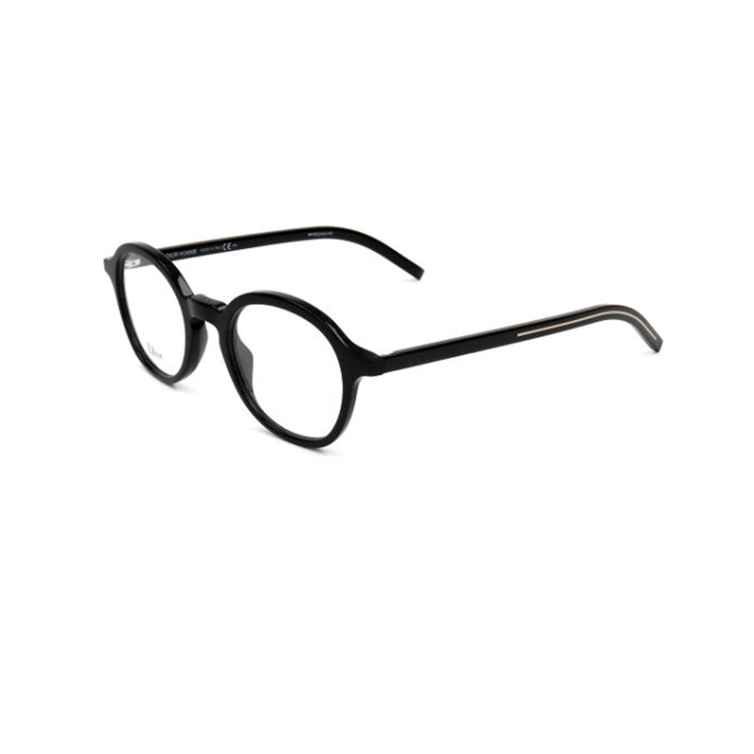 Dior Black Round Acetate Full Rim Eyeglasses BLKTIE234-Y22