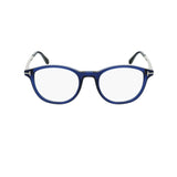 Tom Ford Blue Round Acetate Full Rim Eyeglasses TF5553FB-Y22