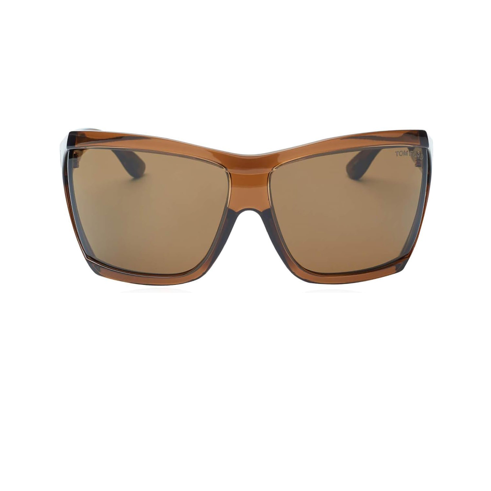 Tom Ford Brown Cat-Eye Acetate Full Rim Sunglasses TF402-Y22