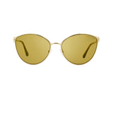 Tom Ford Gold Cat-Eye Metal Full Rim Sunglasses TF654-Y22