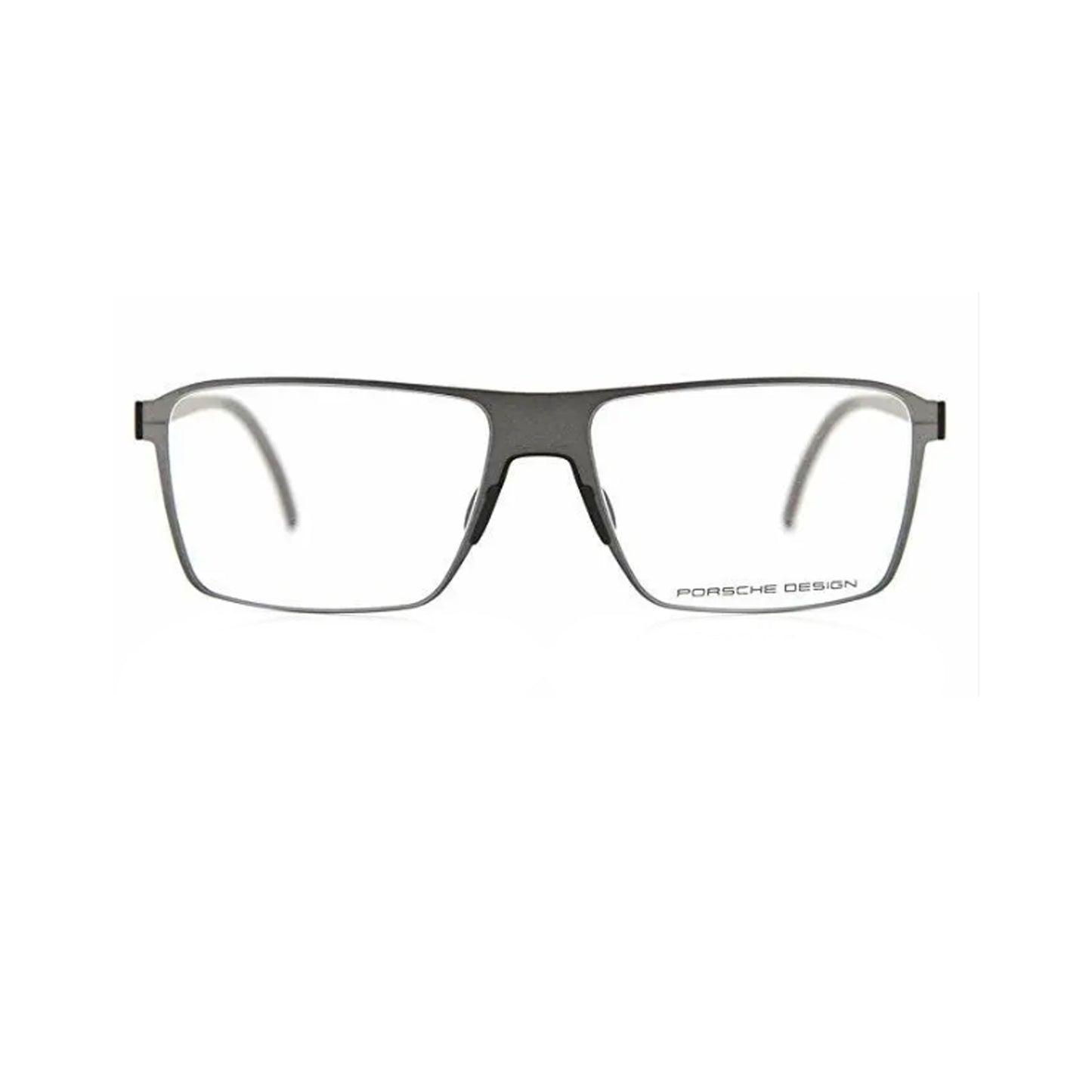 Porsche Design Grey Square Metal Full Rim Eyeglasses P8309-Y22