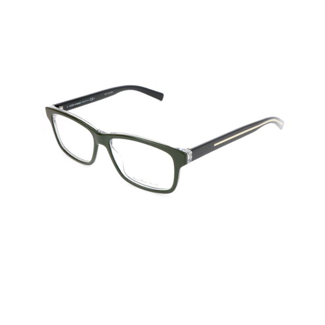 Dior Green Rectangle Acetate Full Rim Eyeglasses BLKTIE204-Y23