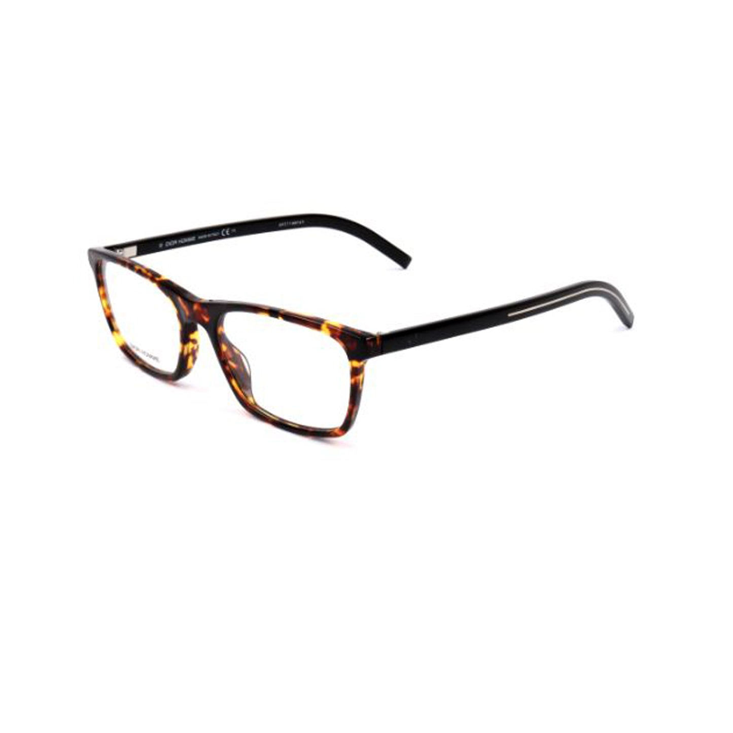 Dior Black Square Acetate Full Rim Eyeglasses BLKTIE253-Y23
