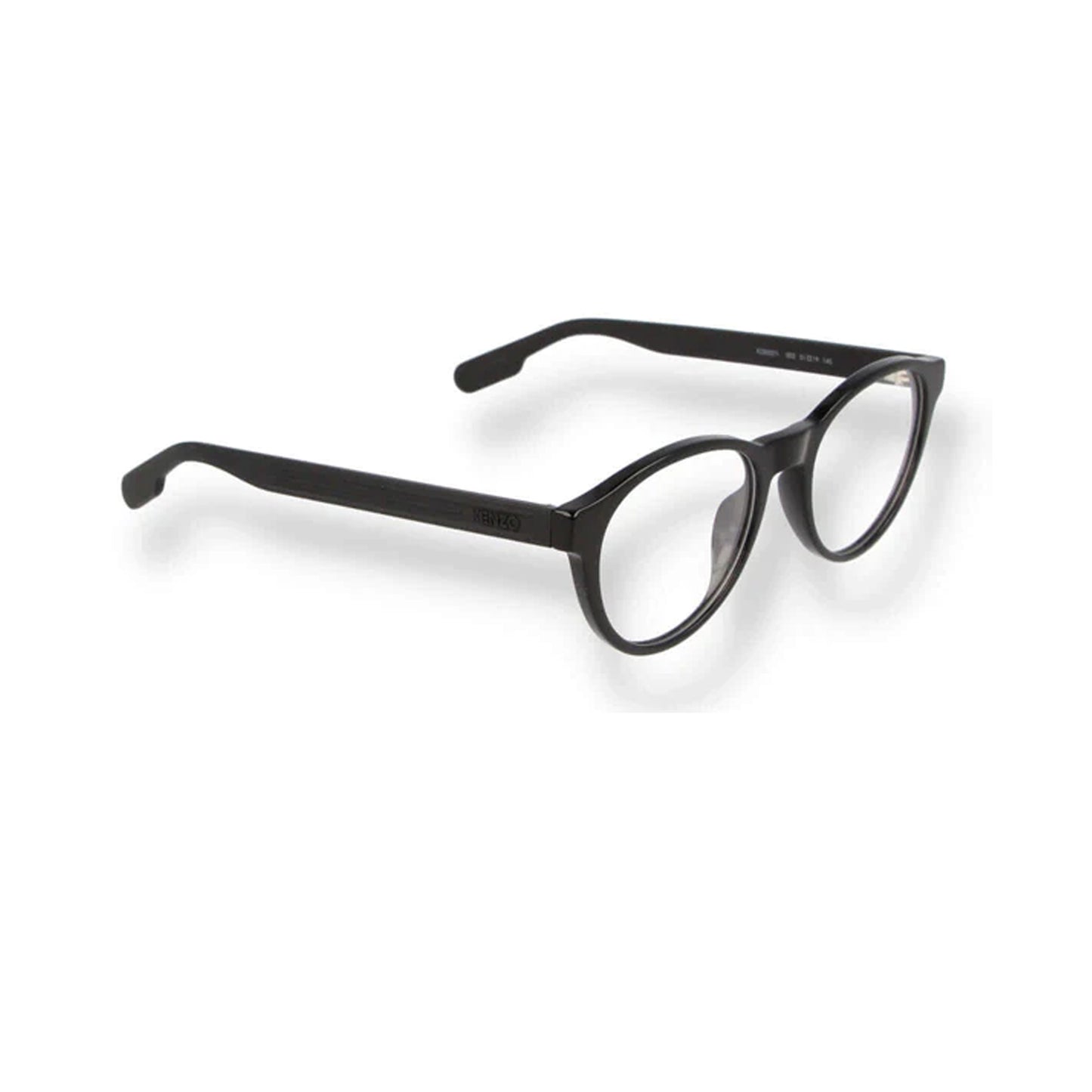 Kenzo Black Round Acetate Full Rim Eyeglasses KZ50021I-Y23
