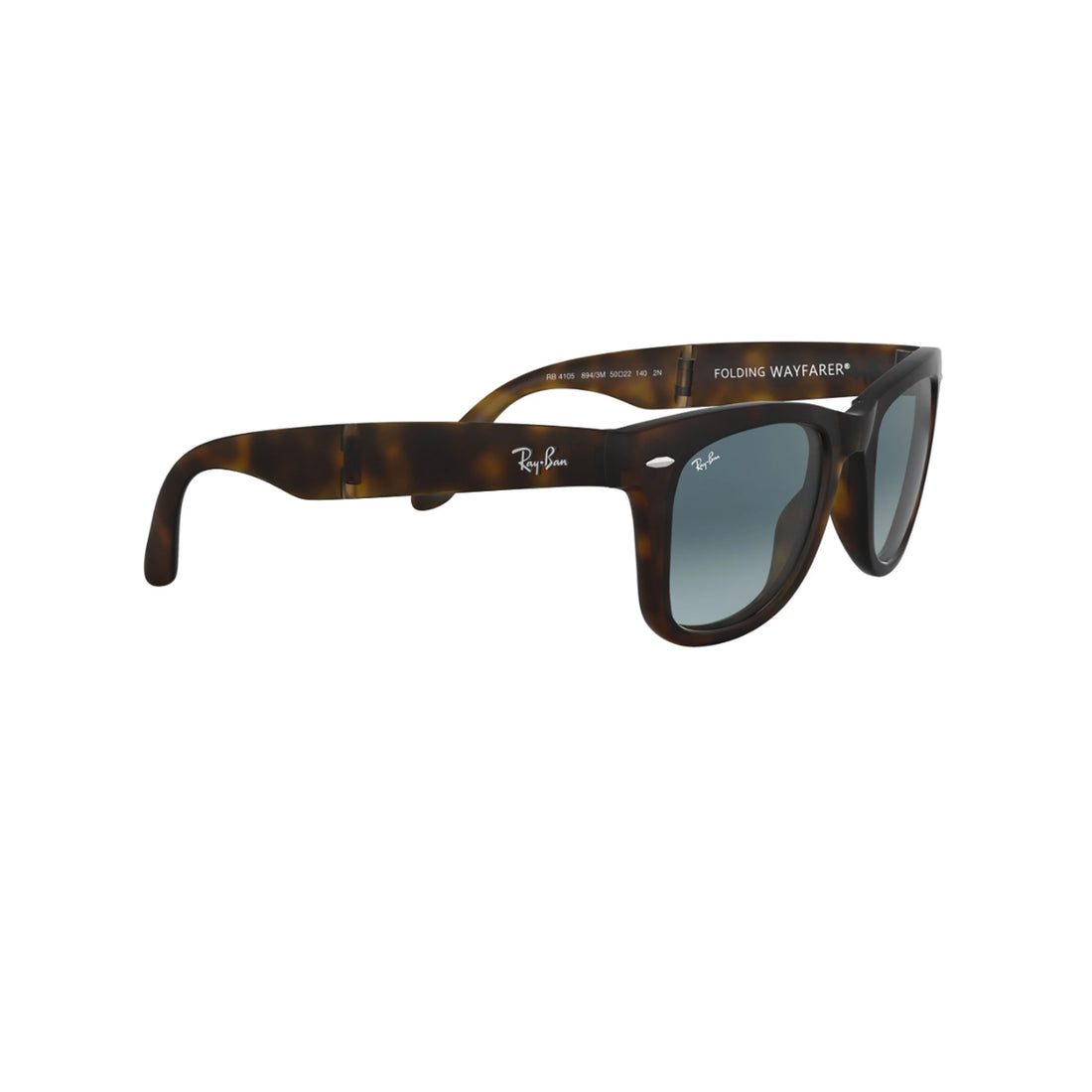 RayBan Square Black Folding Sunglasses