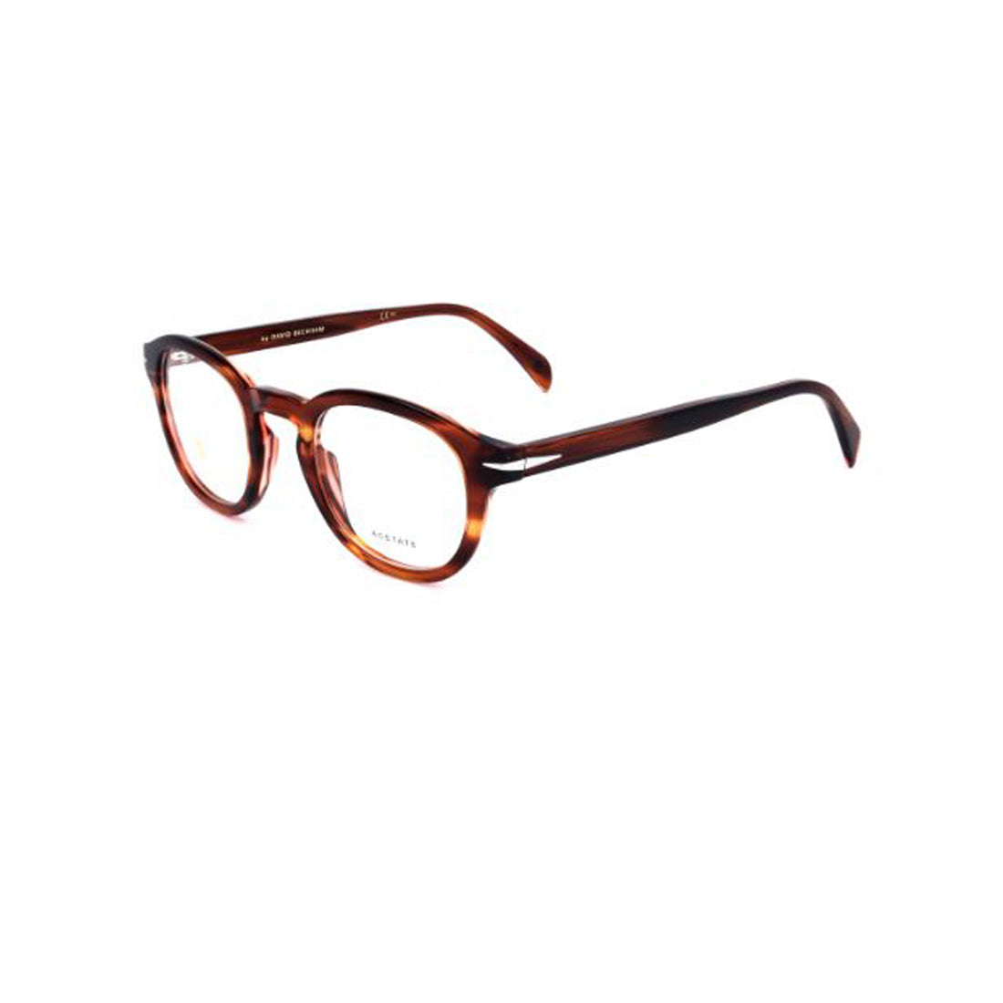 David Beckham Gold Round Acetate Eyeglasses DB7017-Y23