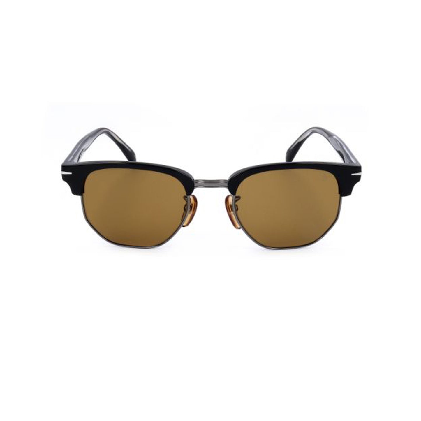 David Beckham Black Square Metal Sunglasses DB1002/S-Y23