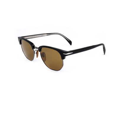 David Beckham Black Square Metal Sunglasses DB1002/S-Y23