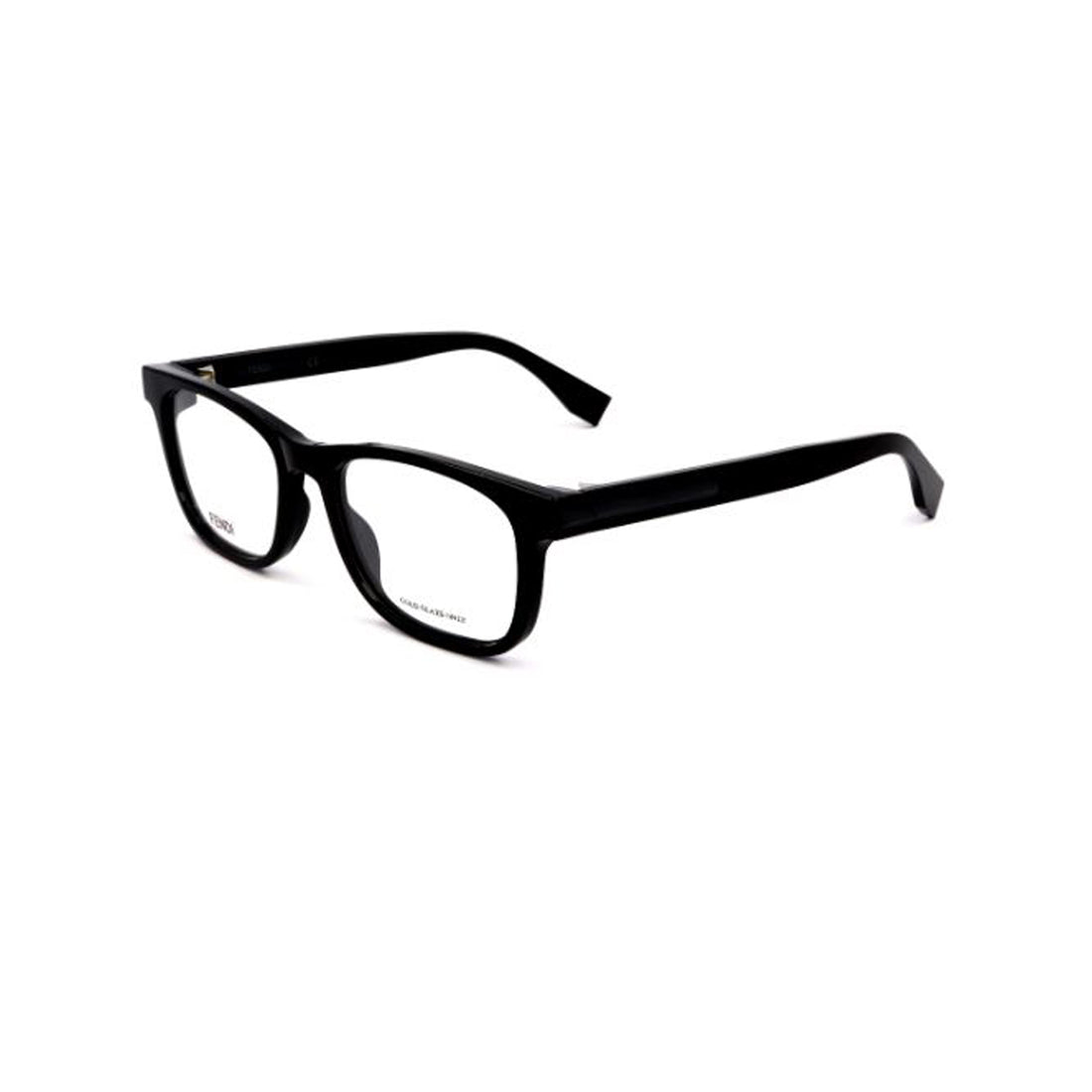 Fendi Black Square Acetate Full Rim Eyeglasses FFM0037-Y23