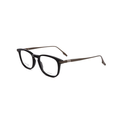 Safilo Calibro Black Square Acetate Full Rim Eyeglasses