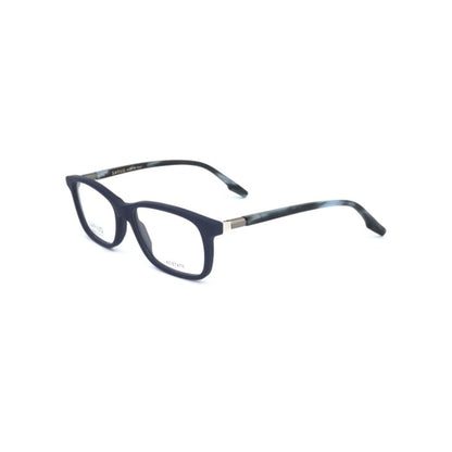 Safilo Lastra Blue Rectangle Acetate Full Rim Eyeglasses