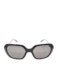 Galia Black Cat-eye Acetate Full Rim Sunglasses