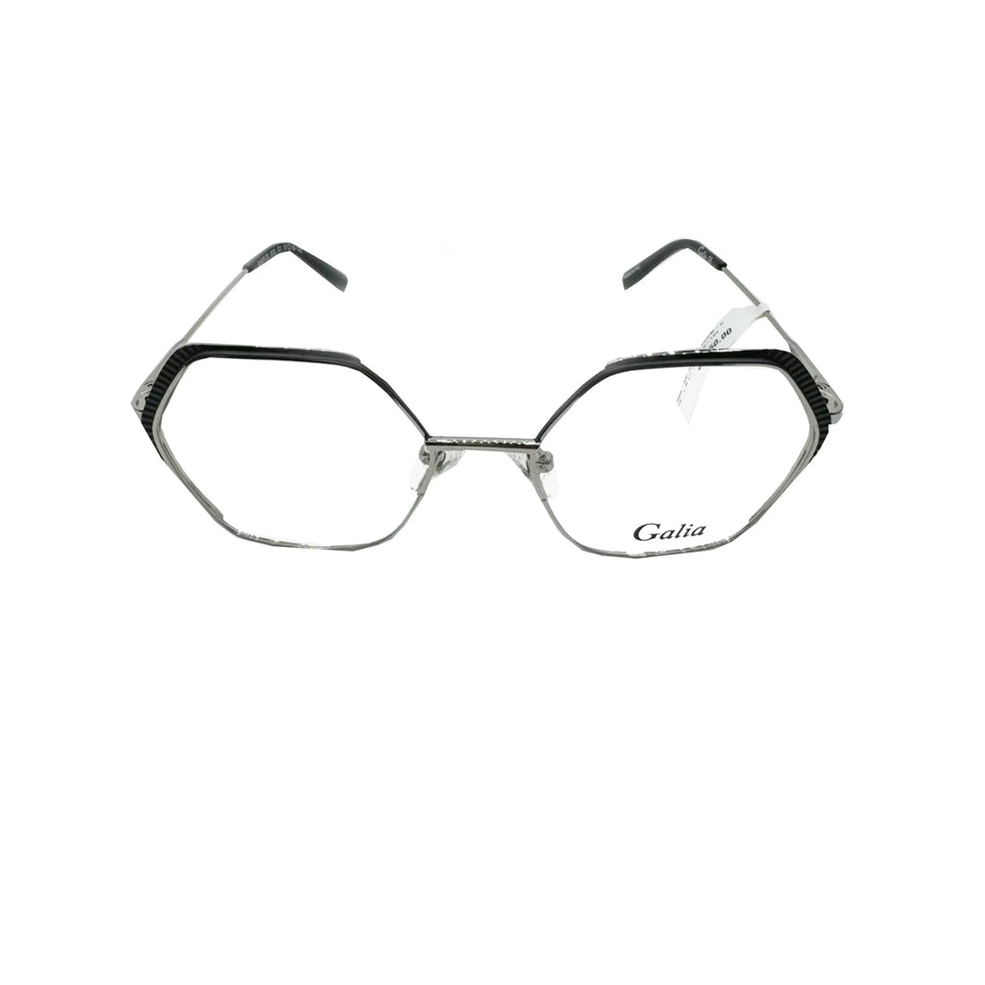 Galia Silver Irregular Metal Full Rim Eyeglasses (Gamer Edition)