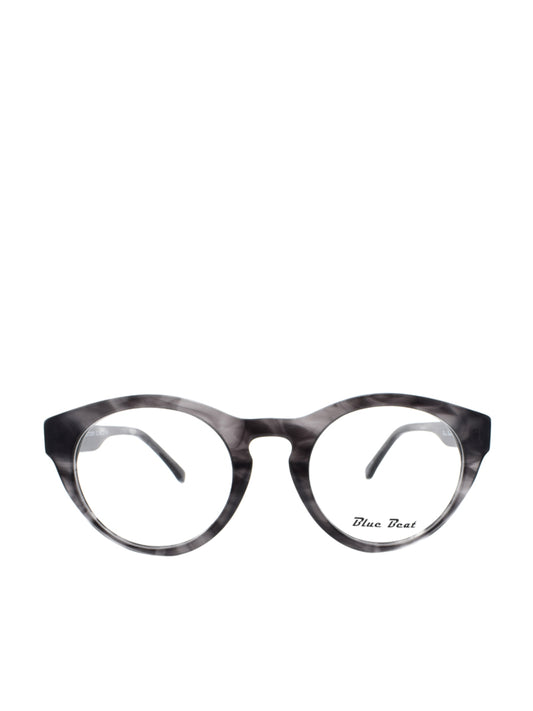 Blue Beat Square Gray Eyeglasses
