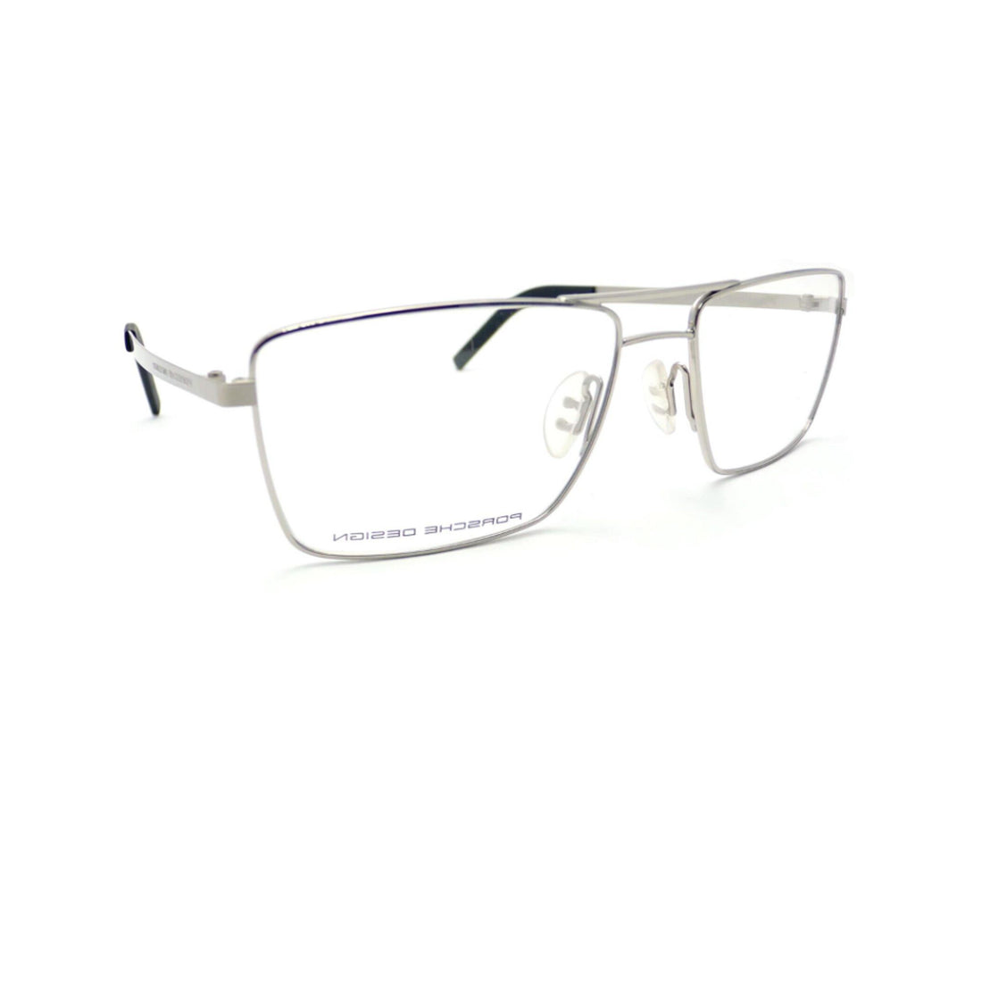 Porsche Design Silver Aviator Metal Full Rim Eyeglasses P8281-Y23