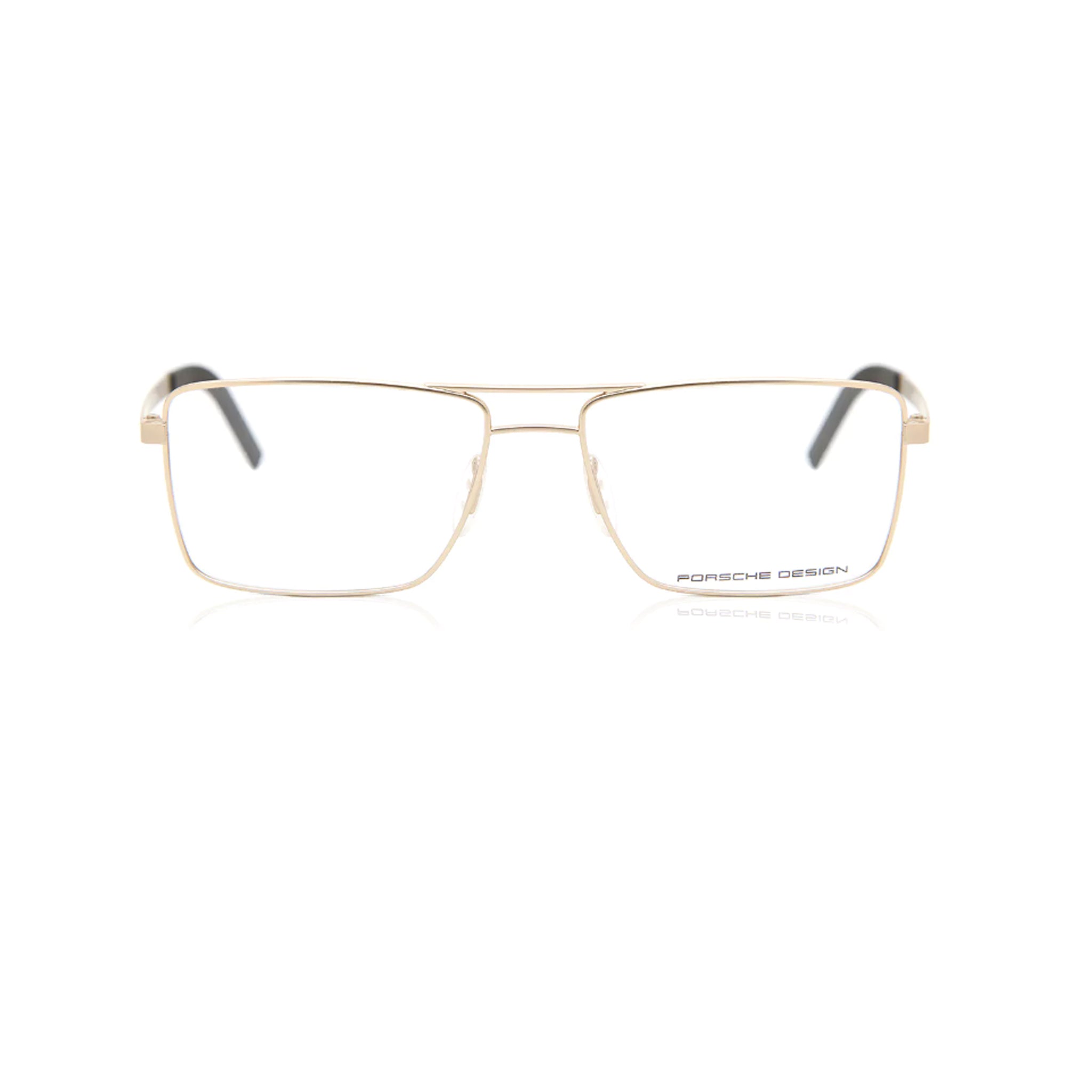 Porsche Design Gold Aviator Metal Full Rim Eyeglasses P8281-Y23