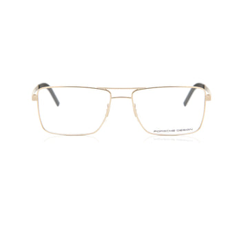 Porsche Design Gold Aviator Metal Full Rim Eyeglasses P8281-Y23