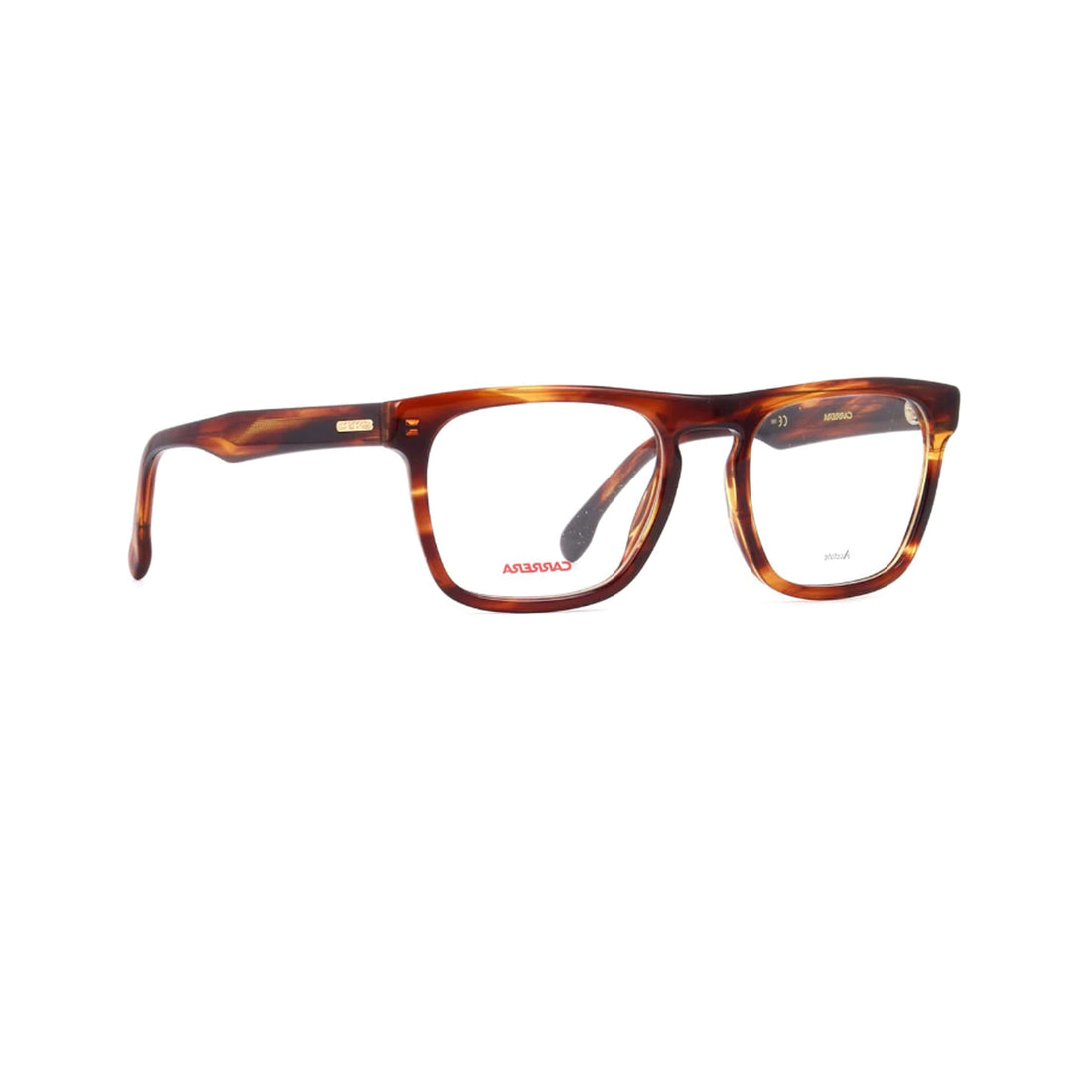 Carrera Brown Square Acetate Full Rim Eyeglasses