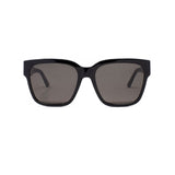 Balenciaga Black Square Acetate Full Rim Sunglasses BB0056SA-Y23