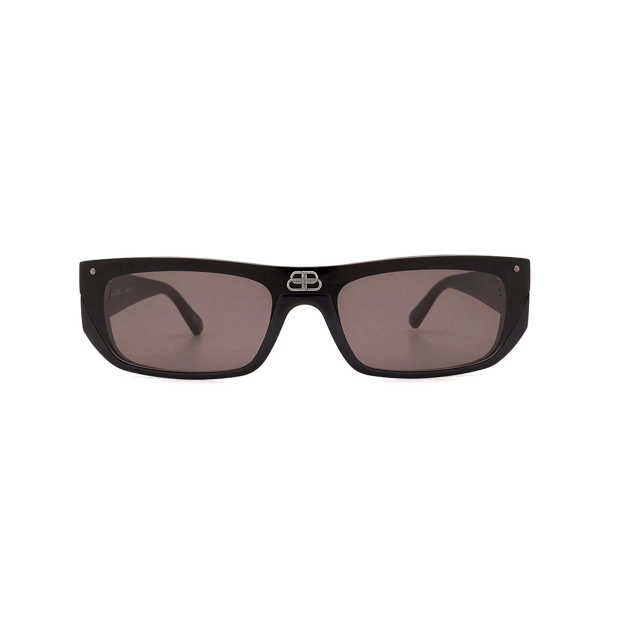 Balenciaga Rectangular Black Sunglasses