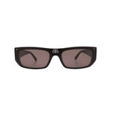 Balenciaga Black Rectangle Acetate Full Rim Sunglasses BB0080S-Y23