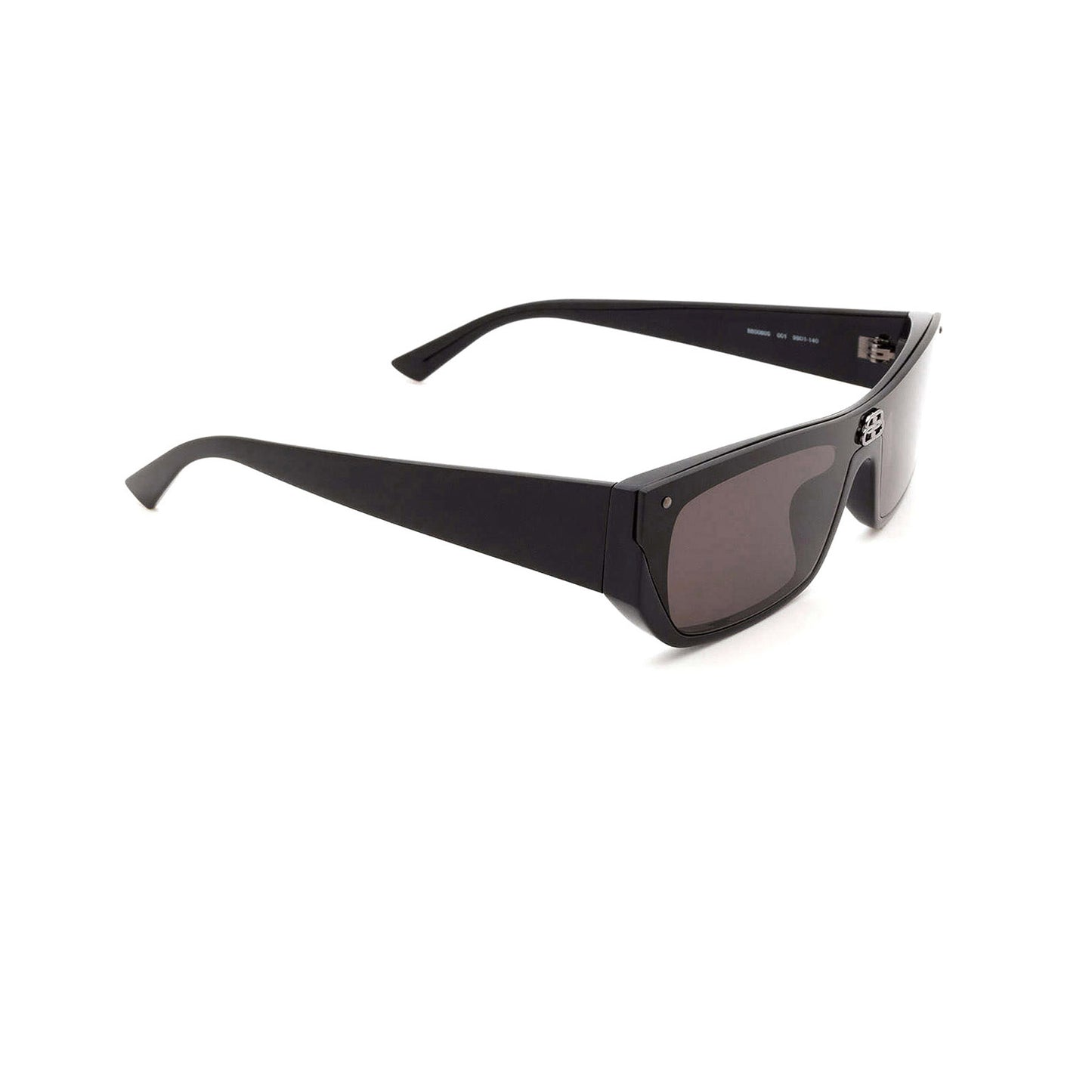 Balenciaga Black Rectangle Acetate Full Rim Sunglasses BB0080S-Y23
