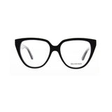 Balenciaga Black Cat-Eye Acetate Full Rim Eyeglasses BB0129O-Y23
