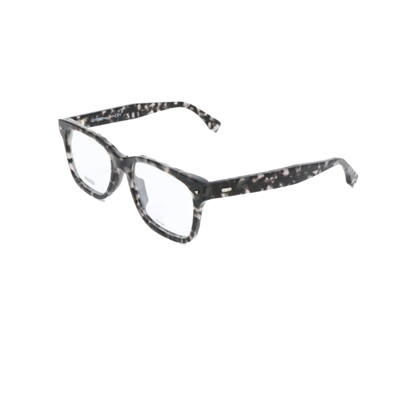 Fendi Black Square Acetate Full Rim Eyeglasses FF0218-Y23