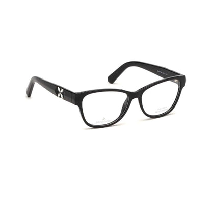 Swarovski Black Cat-Eye Acetate Full Rim Eyeglasses SK5281-Y23