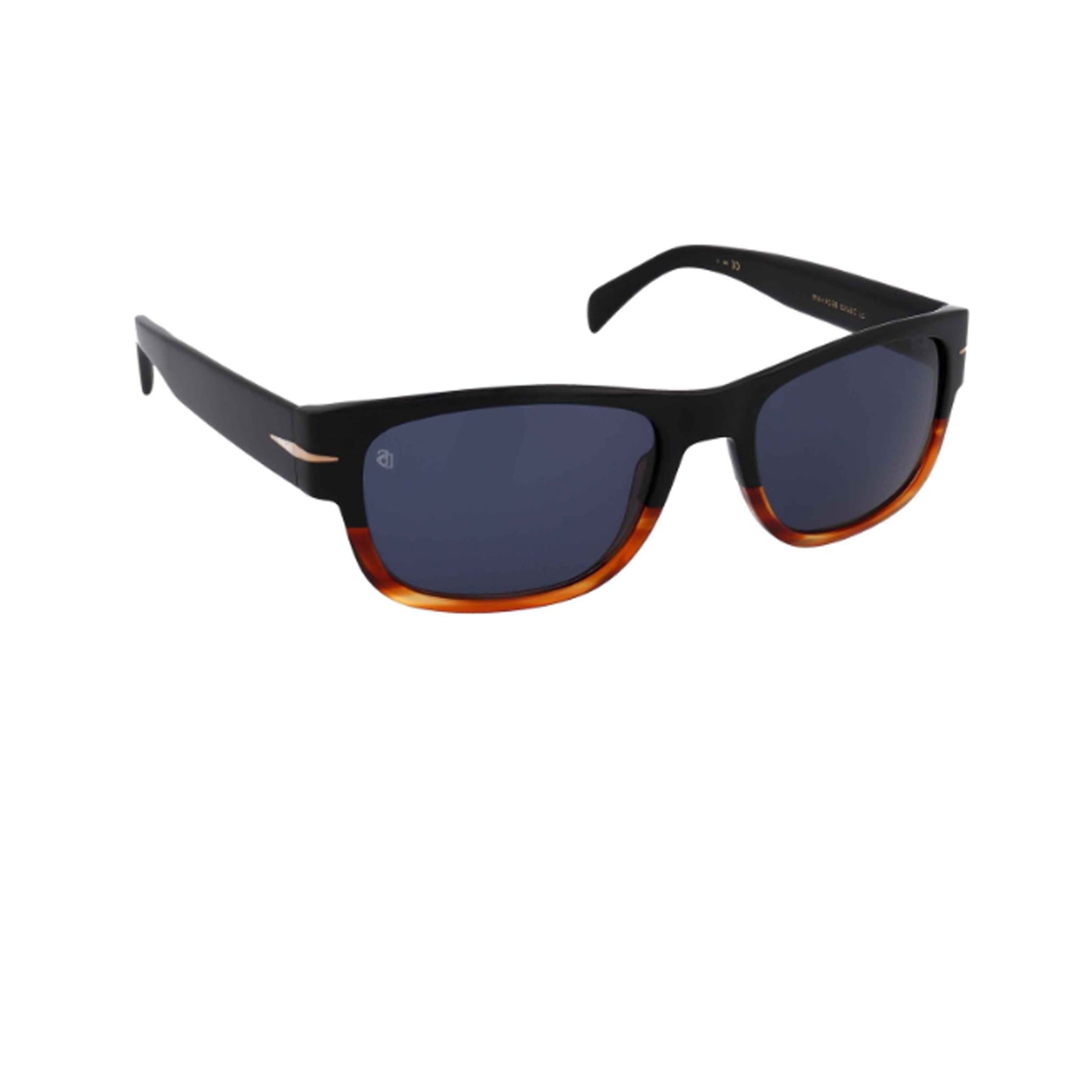 David Beckham Black Square Acetate Sunglasses DB7035/S-Y23