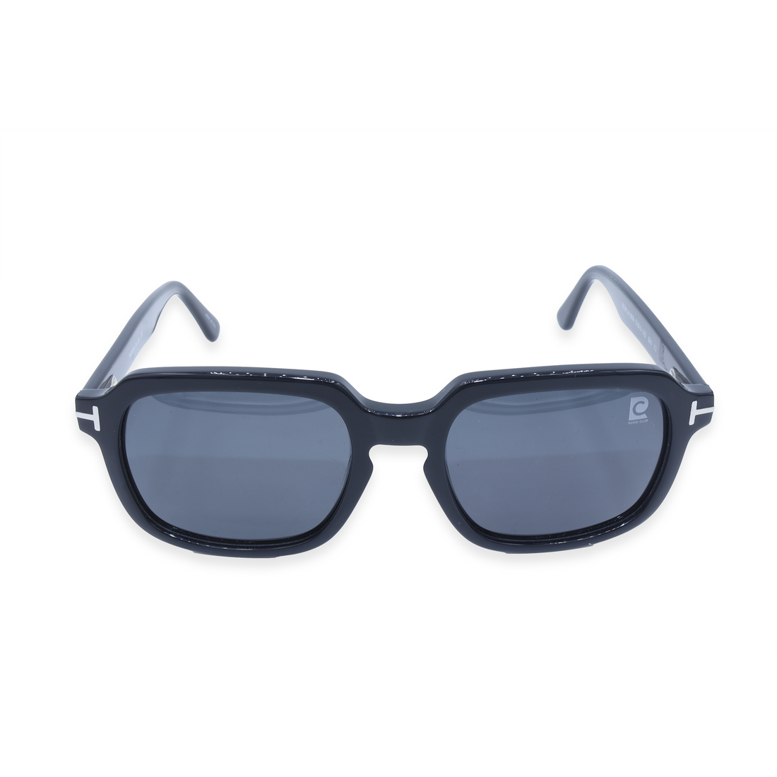 Rossi Club Black Square Acetate Full Rim Sunglasses