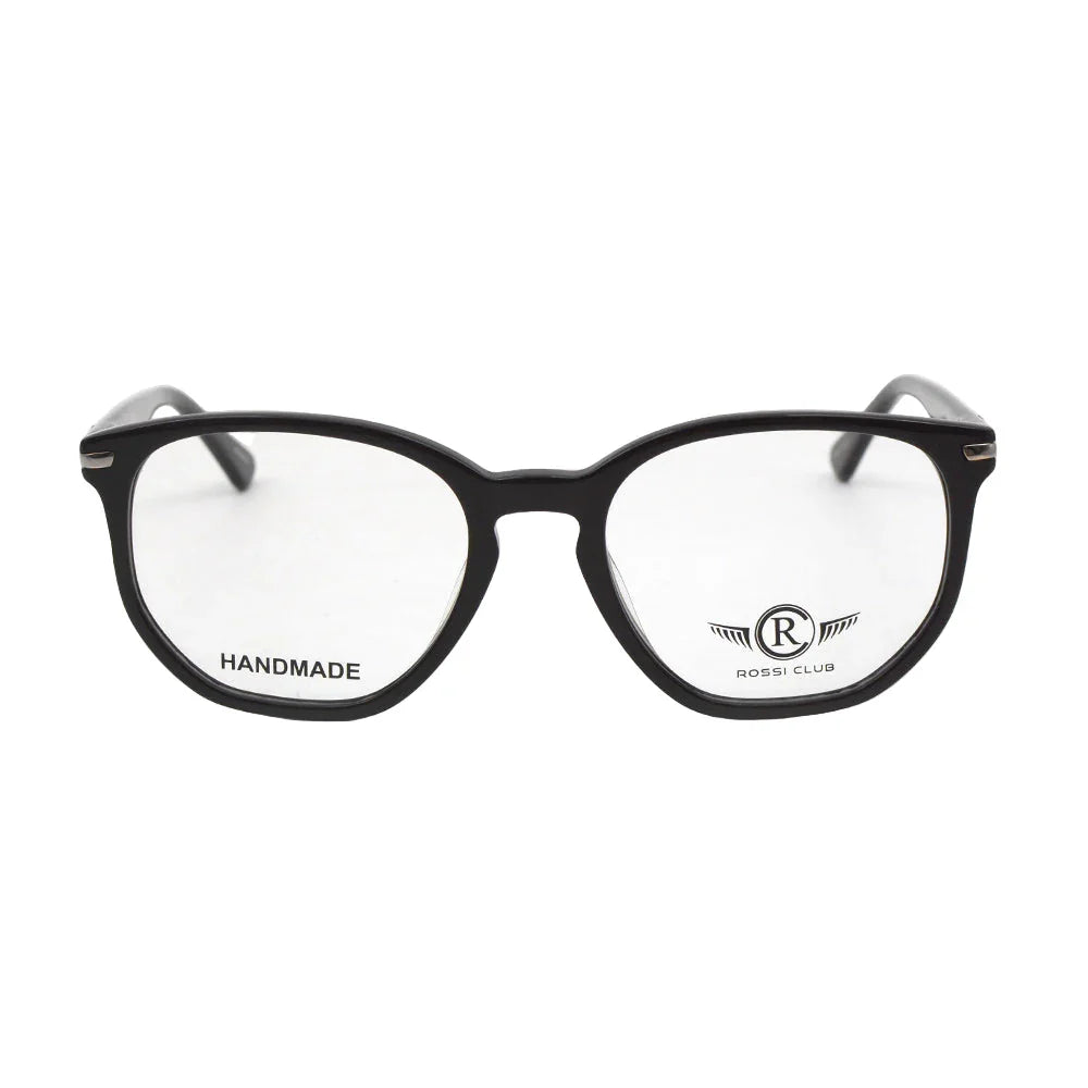 ROSSI CLUB Black/Silver Eyeglasses 