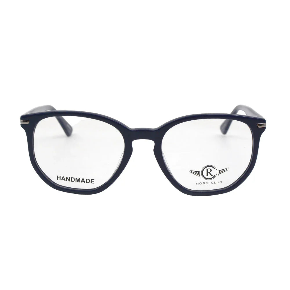 Blue prescription glasses from Rossi Club