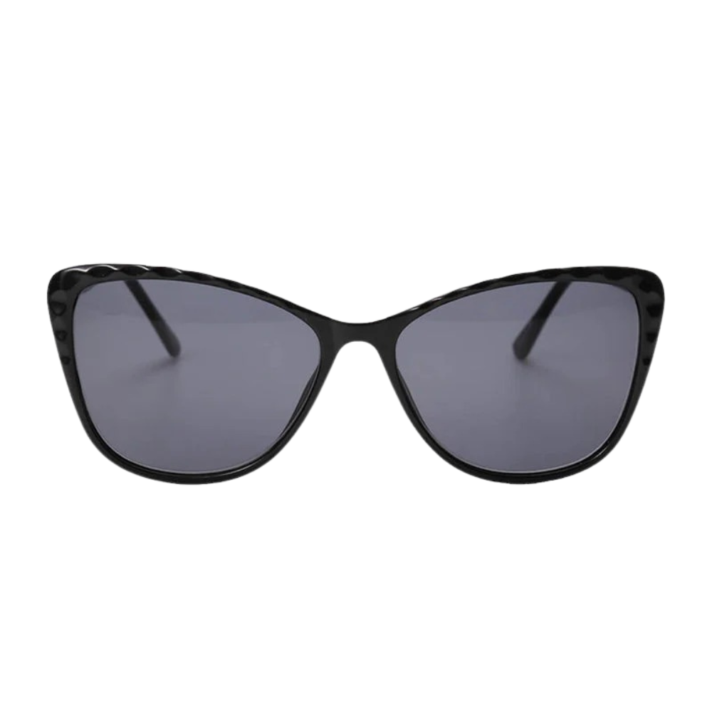 She By Barakat Black Cat-Eye Sunglasses