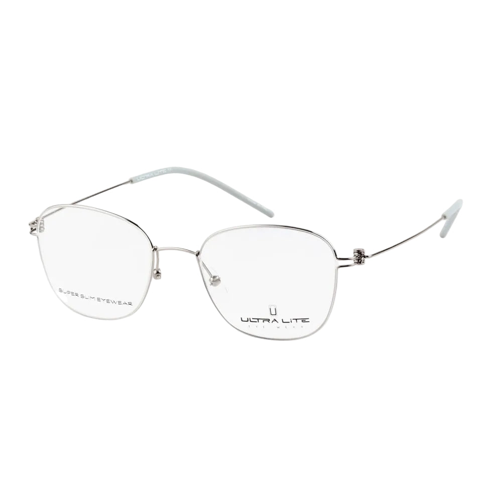 Ultra Lite Gray Square Metal Full Rim Eyeglasses UL918 102-Y20