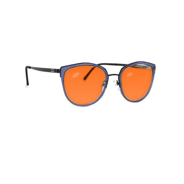 Stepper Titanium Blue Cat Eye Acetate Full Rim Eyeglasses Made In Germany STS40205 Y22 Gamer Edition