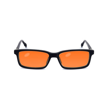 Safilo Lastra Black Rectangle Acetate Full Rim Eyeglasses Gamer Edition
